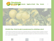 Tablet Screenshot of citrobiotic-shop.com